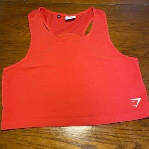 Gymshark Red Cropped Tank